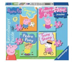 RAVENSBURGER CASSE-TÊTE PROGRESSIF 2-3-4-5 PIÈCES - PEPPA PIG MON PREMIER PUZZLE #6960